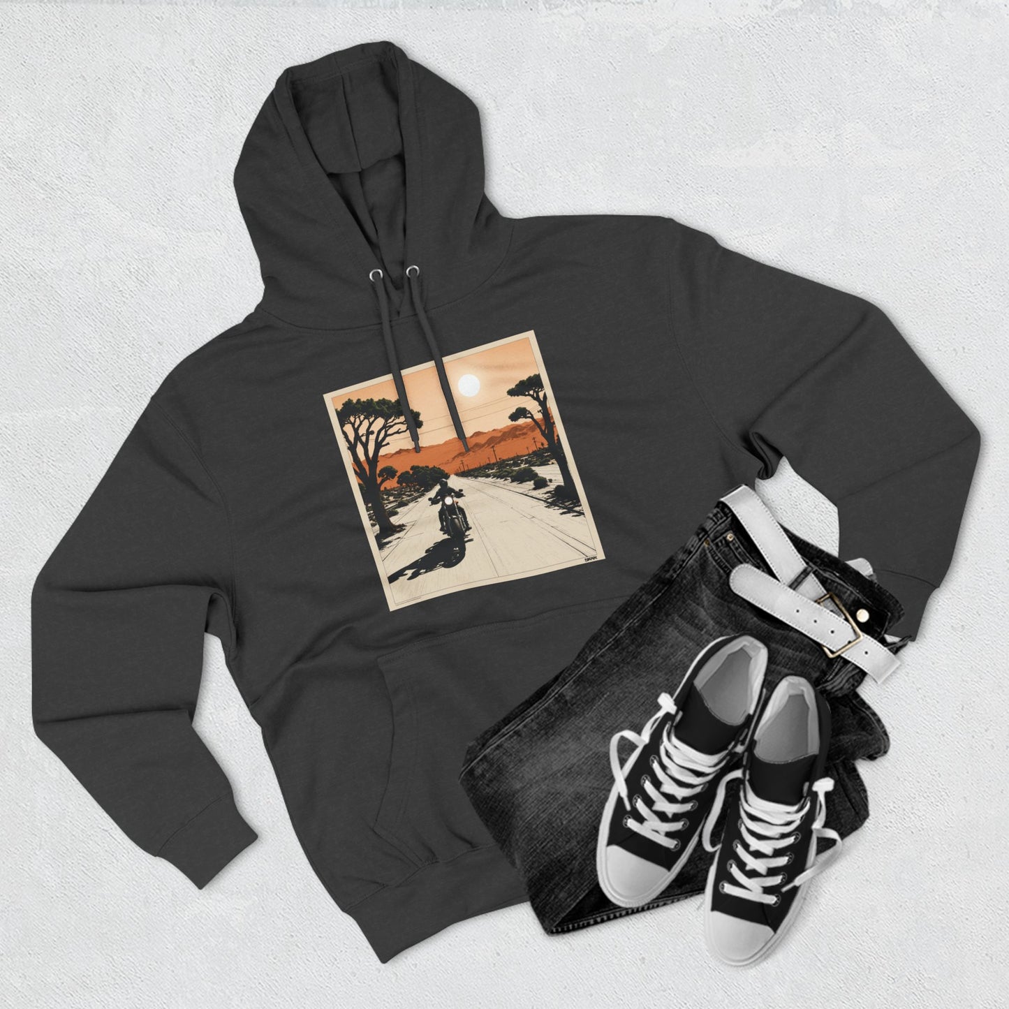 Desert Rider fleece hoodie