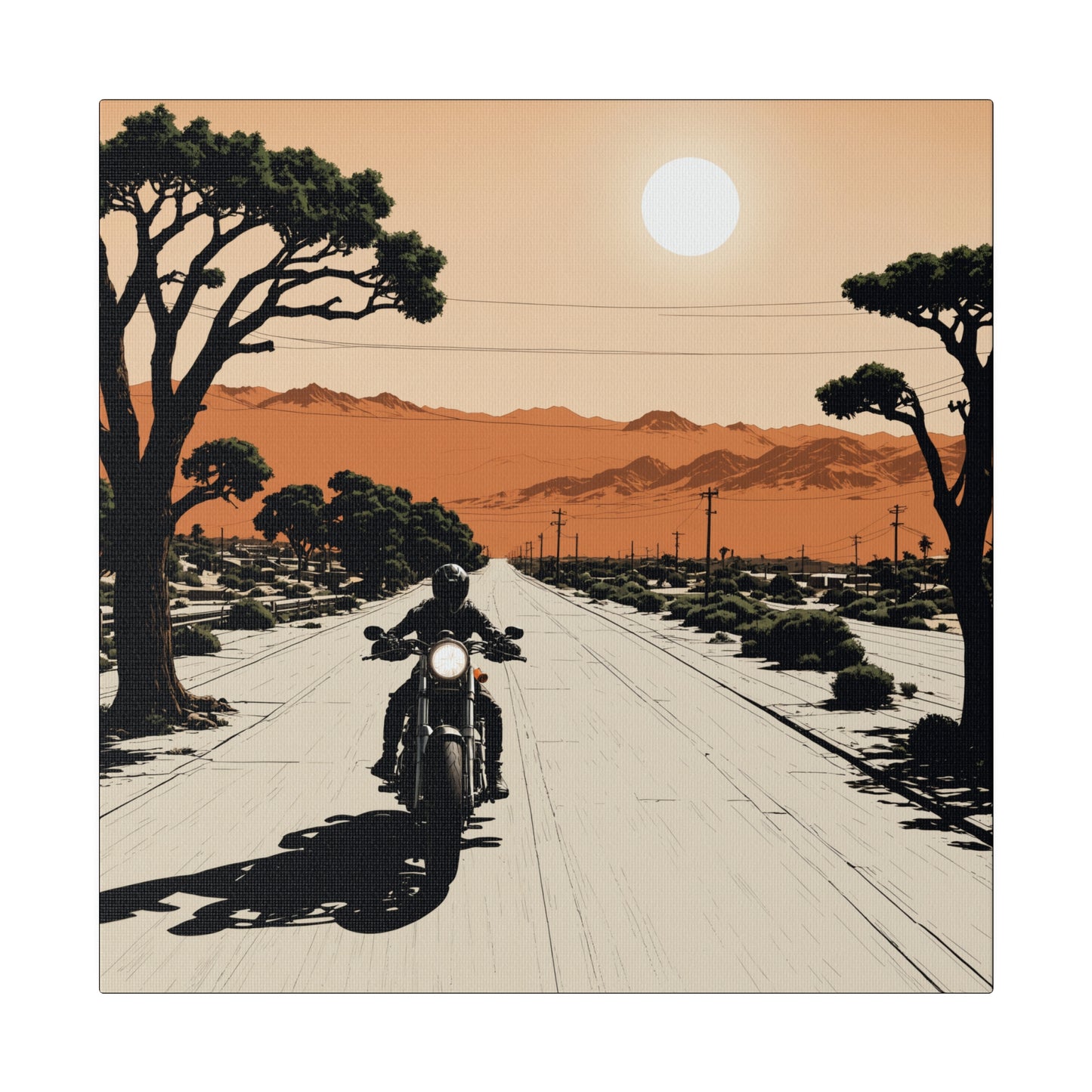 Desert Rider Canvas Print