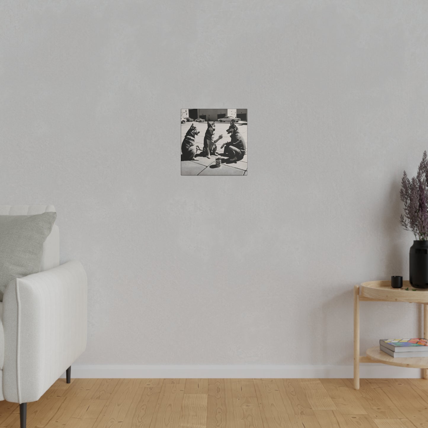 Husky Treff Canvas Print