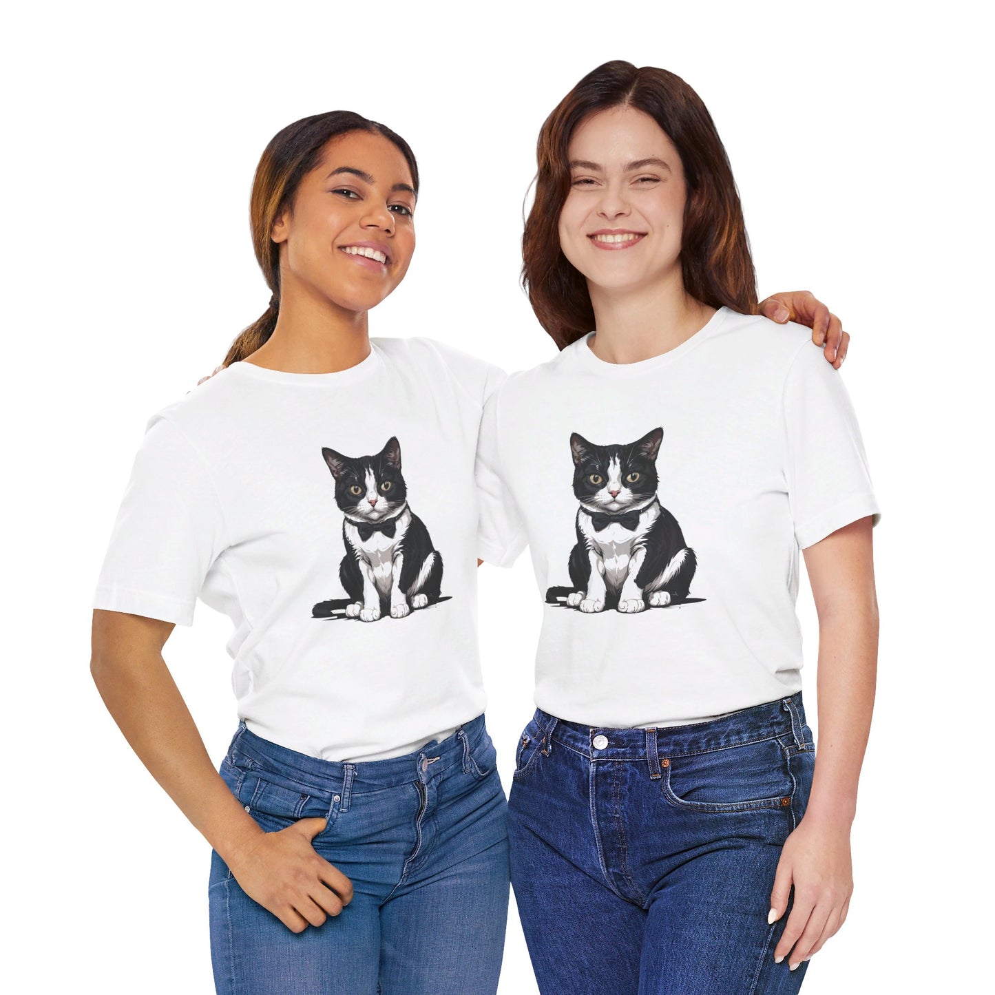 Dapper Tuxedo Cat T-Shirt