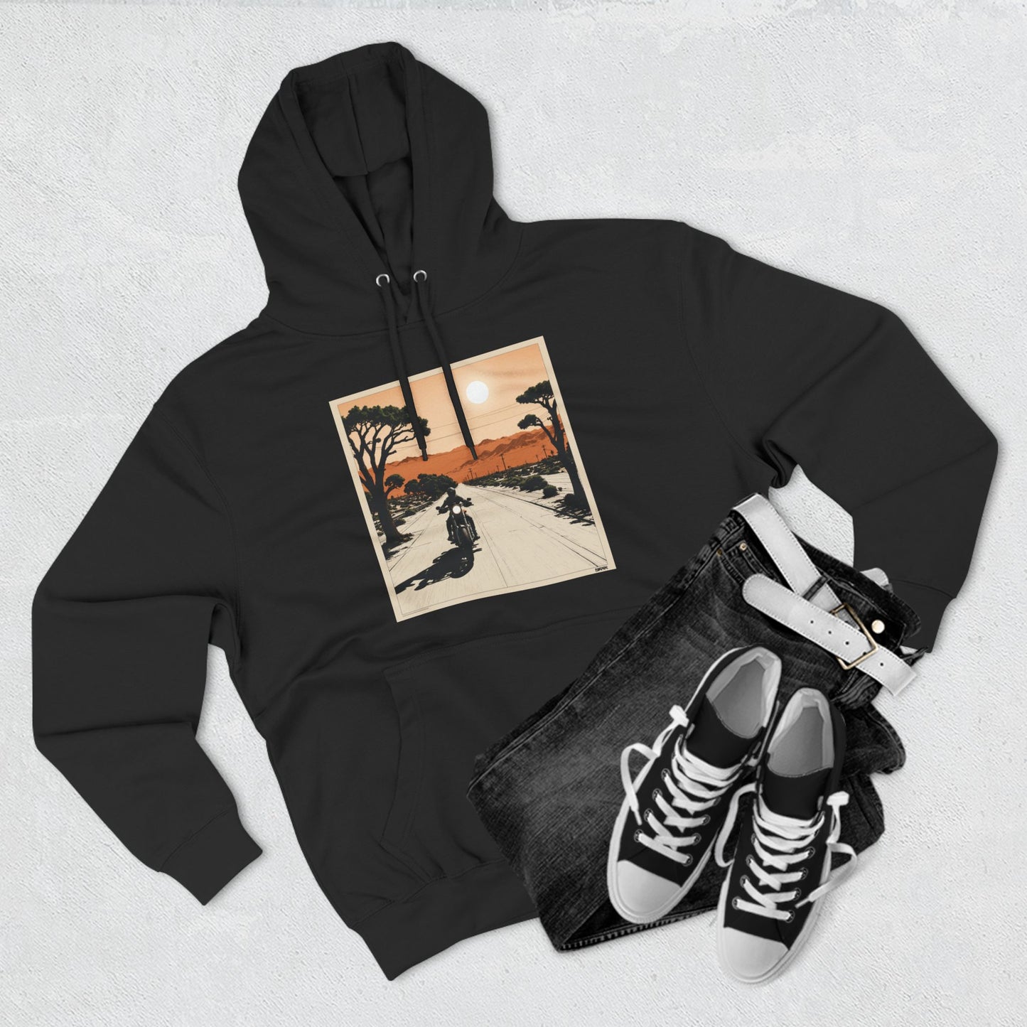 Desert Rider fleece hoodie