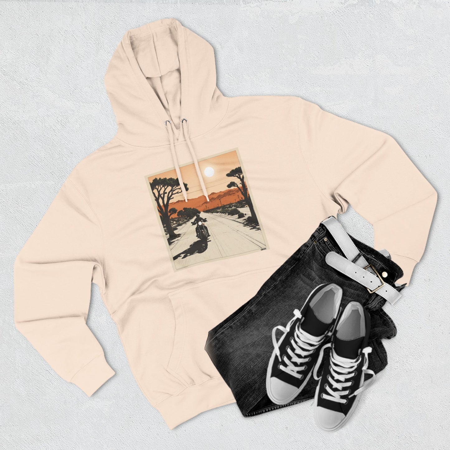 Desert Rider fleece hoodie